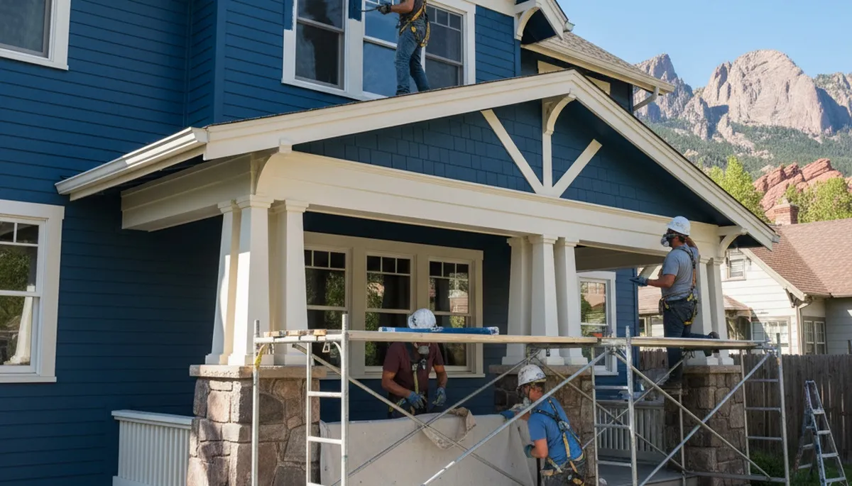 Boulder, CO painting contractor serving residential interior and exterior house painting services